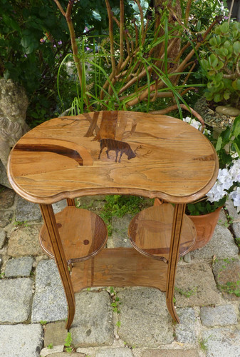 Art nouveau side table emile - art,
