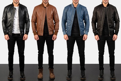 Bomia real leather - ma-1, bomber