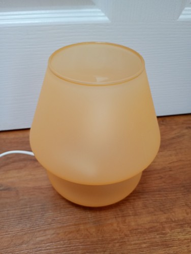 Habitat yellow frosted glass - habitat,