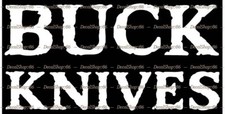 Buck Knives - Outdoor /Hunting - Car/Truck Vinyl Die-Cut Peel N' Stick Decals
