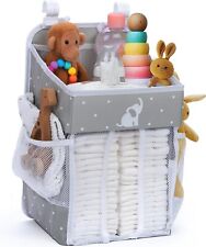 Hanging Nappy Caddy Organiser Baby for Nursery Cradle Star  43x23x23cm