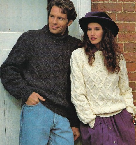 Ladies mens aran sweater - mens, 32
