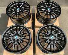 Genuine BMW MV1 18" Alloy Wheels GLOSS BLACK 1 SERIES E81 E87 E88 F20 F21 F22