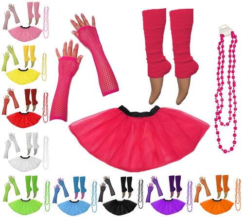 Neon tutu set skirt - neon,