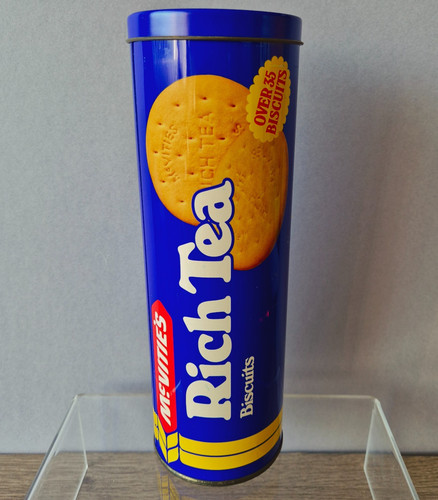 Vintage mcvities rich tea tin - rich,