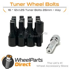 Wheel Bolts Tuner for Peugeot 106 (4 Stud) [Mk2] 96-03 on Aftermarket Wheels