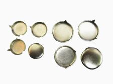 4 METAL DOMES OF SILENCE FOR WOODEN BUN FEET legs steel floor glides