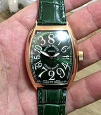 Frank Muller Geneve 'Custom' Crazy Hours Dreams Green Dial 8880CC