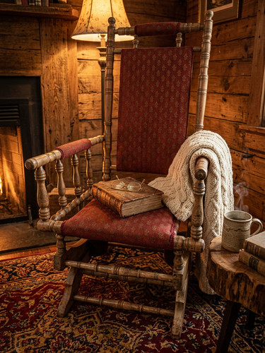 Vintage american rocking - rocking, chair