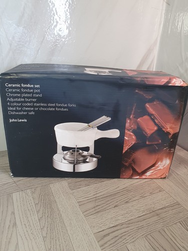 John lewis fondue set white - john,