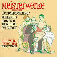 CD Masterpieces Threepenny Opera, Mahagonny By Bertolt Brecht, Kurt Weill 2CD