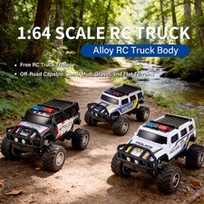 RC Hummer Police Car 1/64 2.4G
