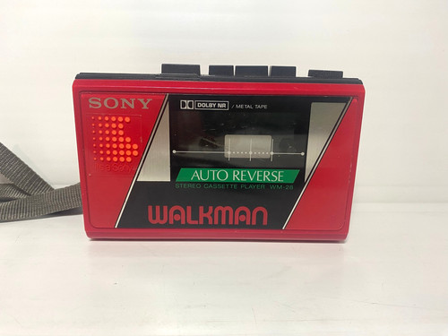 Rare 1980 retro red sony - rare,