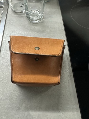 Binocular leather pouch case - binocular,