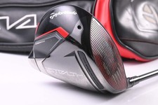 Taylormade Stealth Driver / 9 Degree / Stiff Flex HZRDUS Smoke Red RDX 60 Shaft