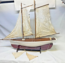 Antique Pond Yacht Model Early