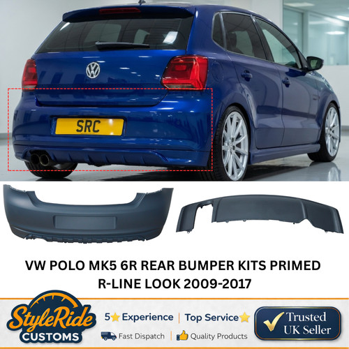 Polo mk5 rear bumper - polo, 6r
