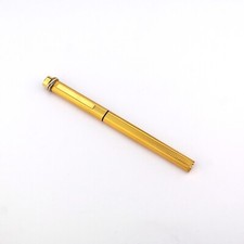 Vintage Must de Cartier Vendome Trinity Oval Gold Rollerball / Felt Pen