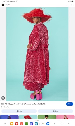 Bnwt jayley pink sequinned - jayley,