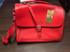 Red Paul Costelloe Leather Bag