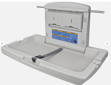 AIKE Baby Changing Unit Horizontal, Wall-mounted Foldable Baby Diaper Changing