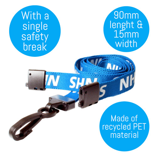 Printed nhs lanyard - nhs, id