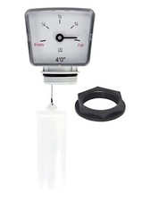 4ft Float Gauge Oil Tank for Liquid Measurement Water/Fuel Tanks 1.2m w/ Backnut
