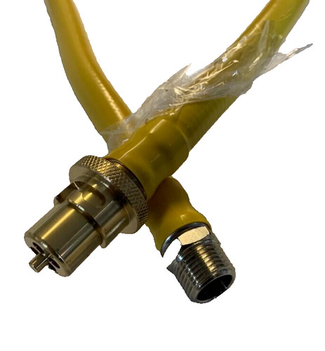 Yellow gas pipe bayonet - pipe,
