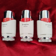 3 x Drayton TRV4 White /