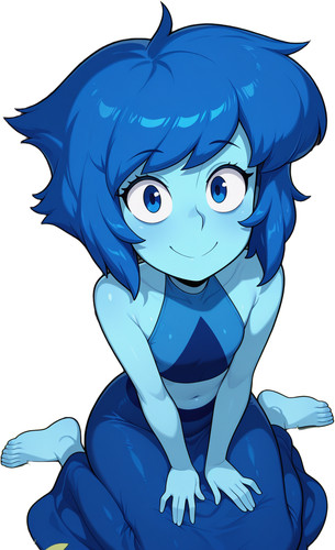 Lapis lazuli forest smile - lazuli,