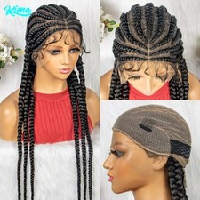 Braided Wigs Synthetic Lace Front Wig Braided Wigs With Baby Hair Full Lace Wigs