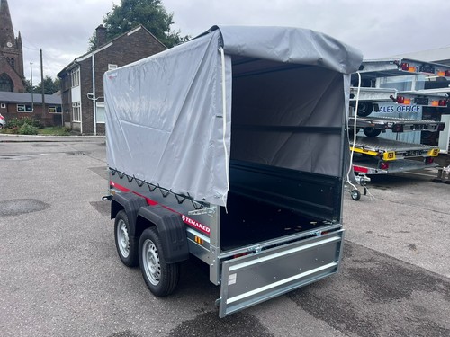 Twin axle box trailer - axle,