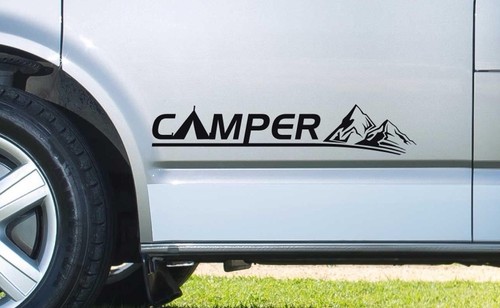 Camper van graphics mountain - camper,