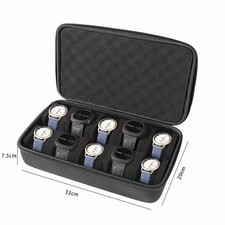 5/8/10/15 Slots Travel Watch Roll Case Wristwatch Display Case Watch Storage Box