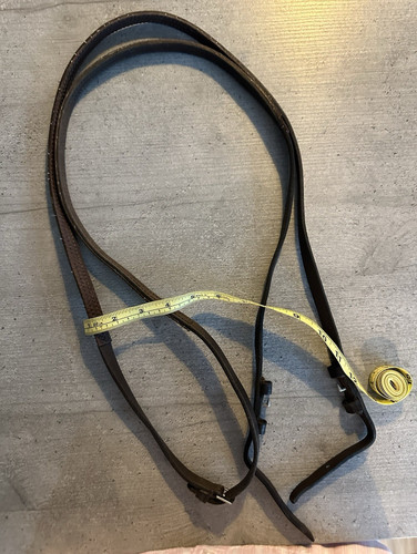 Fylde rubber lined reins - , 1/2