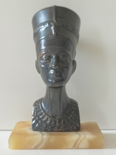Vintage nefertiti bust copper - nefertiti, bust,