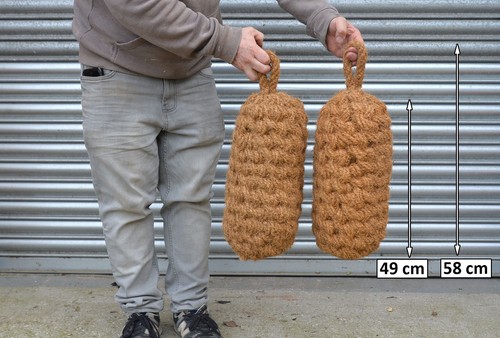 Rope fenders vintage boat - 2x,