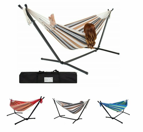 Hammock with stand - with, double