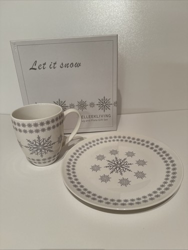 Belleek living mug plate - belleek,