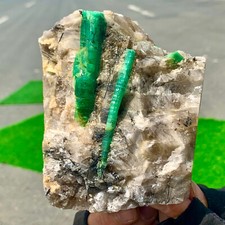 1.92LBNatural Rare Emerald Gem CrystalMineral Specimen/China