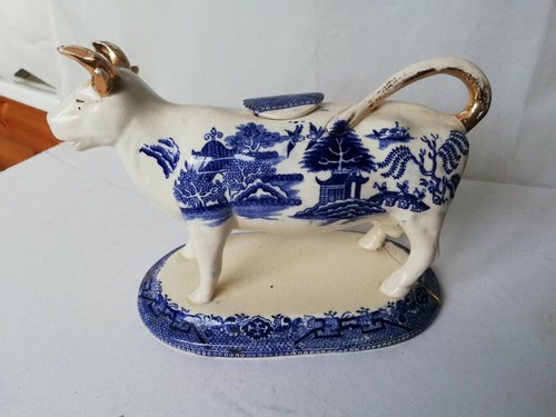 Antique victorian cow - antique,