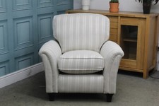 PARKER KNOLL DEVONSHIRE ELECTRIC CHAIR AUSTEN STRIPE OATMEAL FABRIC. RRP £1497.