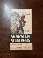 c.1950s Skarsten Scrapers Illustrated Instruction Leaflet – Vintage Tool