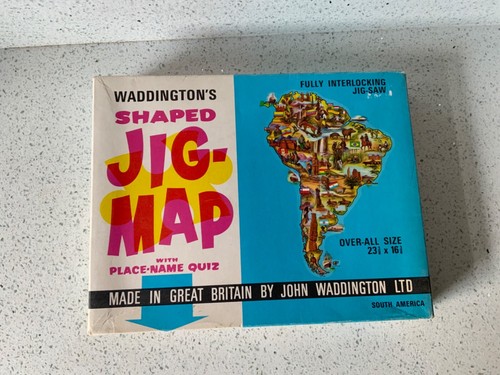 Waddingtons jig map jigsaw - waddingtons,
