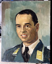 Maxim Köhler 1904 Munich Oil Painting Portrait Self Portrait IN Uniform Antique