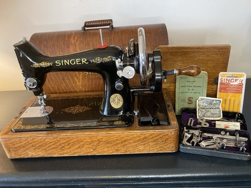 Vintage singer hand crank - 99,