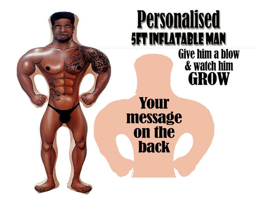 Inflatable man personalised - man,