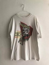 The Meteors White Short Sleeve Cotton T-shirt Unisex S-5XL