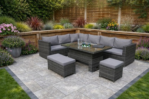 Outdoor garden rattan corner - garden,