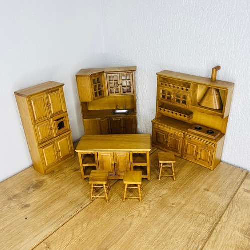 Vintage wooden dolls - vintage, house